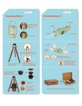 Set de campamento Toy Town