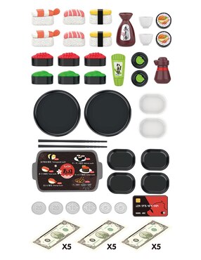 Mini Set de Sushi Toy Town
