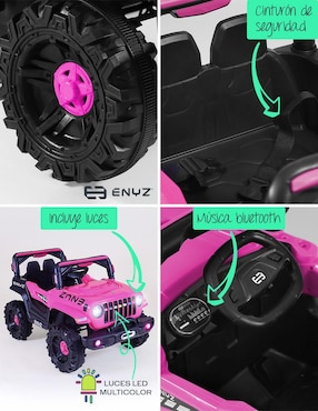 Automóvil montable Eniz Todo terreno recargable