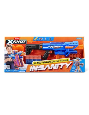 Lanzador de dardos Zuru Insanity Motorized Clip Mania