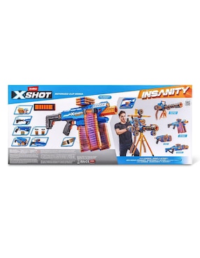 Lanzador de dardos Zuru Insanity Motorized Clip Mania