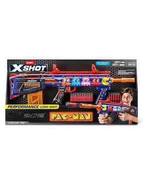 Lanzador de dardos Zuru Skins Pro Performance Long Shot Pacman