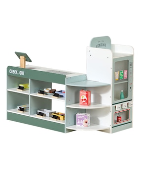 Glacer Super Mercado a escala Toy Town juego de rol para niños