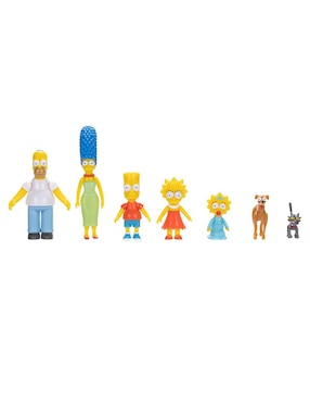 Set figuras acción articulada The Simpsons Jakks Pacific