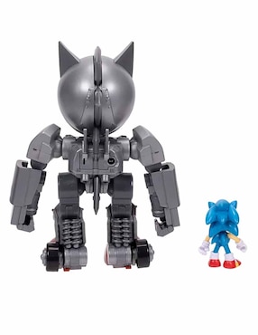 Figura de acción Sonic The Hedgehog Metal Sonic Jakks Pacific con luz y sonido