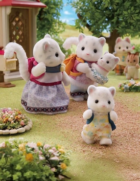 Familia Leopardo de las Nieves Sylvanian Families