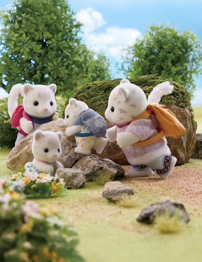 Familia Leopardo de las Nieves Sylvanian Families