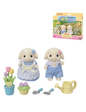 hermanos conejo jardín Sylvanian Families