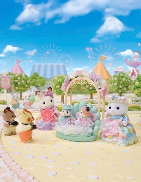Conjunto de Princesas con Flores Sylvanian FAMILIES
