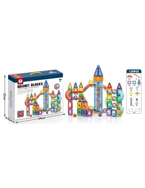 Pingüe Set de bloques de construcción magnéticos 3D hd131a