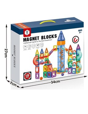 Pingüe Set de bloques de construcción magnéticos 3D hd131a