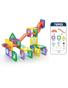 Pingüe Set de bloques de construcción magnéticos 3D hd385a