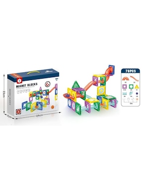 Pingüe Set de bloques de construcción magnéticos 3D hd385a