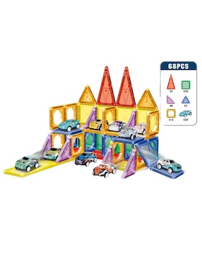 Pingüe Set de bloques de construcción magnéticos 3D hd119a