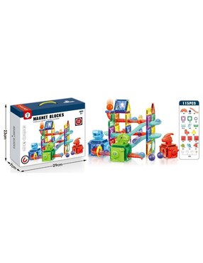 Pingüe Set de bloques de construcción magnéticos 3D hd128a
