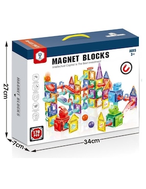 Pingüe Set de bloques de construcción magnéticos 3D hd129a