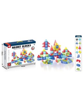 Pingüe Set de bloques de construcción magnéticos 3D hd143a