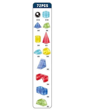 Pingüe Set de bloques de construcción magnéticos 3D hd143a
