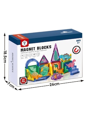 Pingüe Set de bloques de construcción magnéticos 3D hd145a