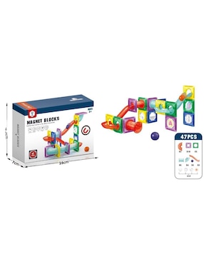 Pingüe Set de bloques de construcción magnéticos 3D hd384a