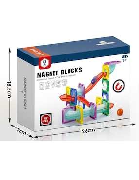 Pingüe Set de bloques de construcción magnéticos 3D hd384a