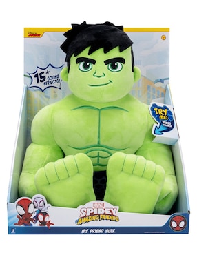 Peluche de Hulk Jazwares Marvel Spidey and his Amazing Friends de 31 cm