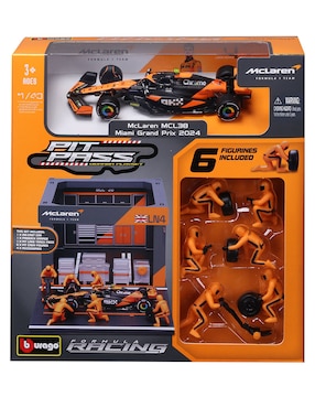 Pits Stop Diorama Bburago McLaren MCL38