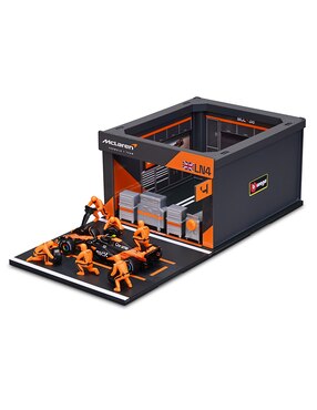 Pits Stop Diorama Bburago McLaren MCL38
