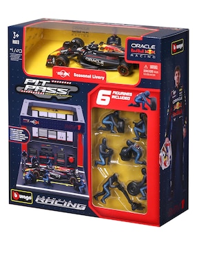 Pits Stop Diorama Bburago Red Bull Racing