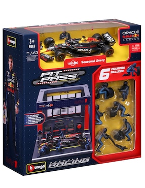 Pits Stop Diorama Bburago Red Bull Racing