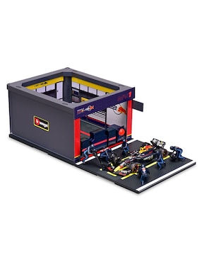 Pits Stop Diorama Bburago Red Bull Racing