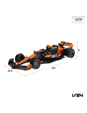 Vehículo a escala Bburago mclaren f1 mcl38 Lando Norris