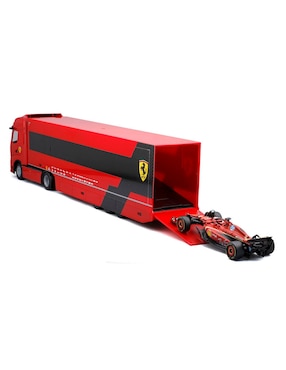 Vehículo a escala Bburago racing hauler Iveco S-way 570