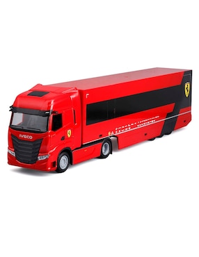 Vehículo a escala Bburago racing hauler Iveco S-way 570