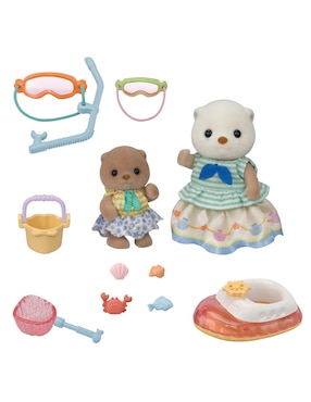 Juego de Hermanas Nutria Marina Sylvanian Families