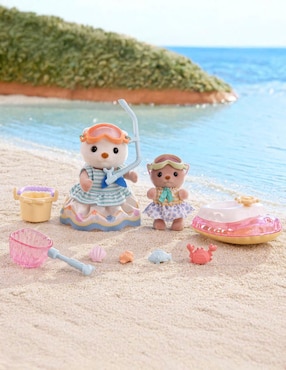 Juego de Hermanas Nutria Marina Sylvanian Families