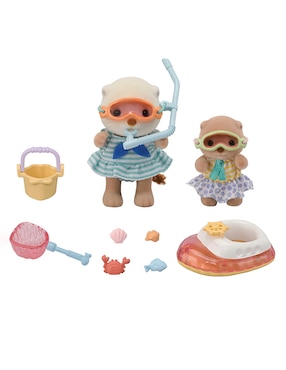 Juego de Hermanas Nutria Marina Sylvanian Families