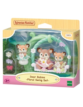 Bebés ciervo en el columpio Sylvanian Families