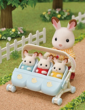 Carrito de Trillizos Sylvanian Families Sylvanian Families