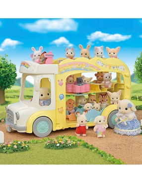 Rainbow Fun Nursery Bus Sylvanian Families