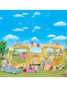 Rainbow Fun Nursery Bus Sylvanian Families