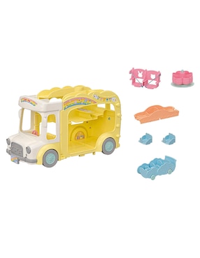Rainbow Fun Nursery Bus Sylvanian Families