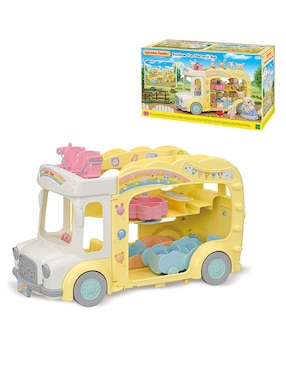 Rainbow Fun Nursery Bus Sylvanian Families