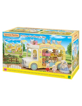 Rainbow Fun Nursery Bus Sylvanian Families
