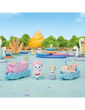 Puffy Foca y Cara Latte surcan las olas Sylvanian Families