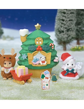 Case del árbol de Santa Sylvanian Families