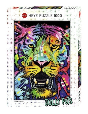 Rompecabezas Animales Dean Russo - Tigre Heye 1000 piezas