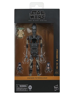Set figuras acción articulada Star Wars The Mandalorian IG-12 With Grogu collectors Star Wars