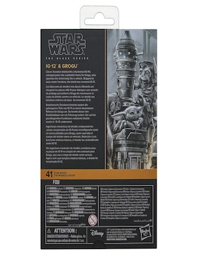 Set figuras acción articulada Star Wars The Mandalorian IG-12 With Grogu collectors Star Wars