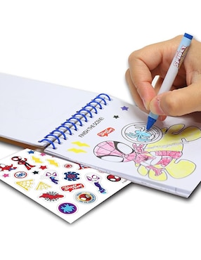 5 en 1 Creativity Tub Kiddieland Marvel Spidey Amazing Friends juego arte y manualidades para niño